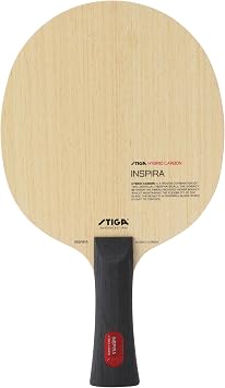 STIGA Inspira Hybrid Carbon Table Tennis Blade, Offensive Professional Blade with Maximum Control & Power