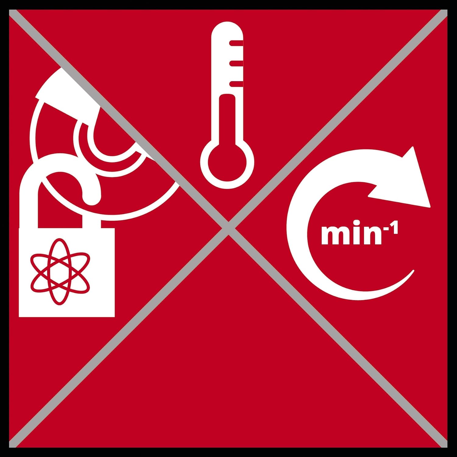 Einhell TE-AG 18/115 Li Kit Power X-Change Battery Angle Grinder (18 V, 115 mm Disc Diameter, 28 mm Cutting Depth, Incl. 3.0 Ah Battery and Charger), Red