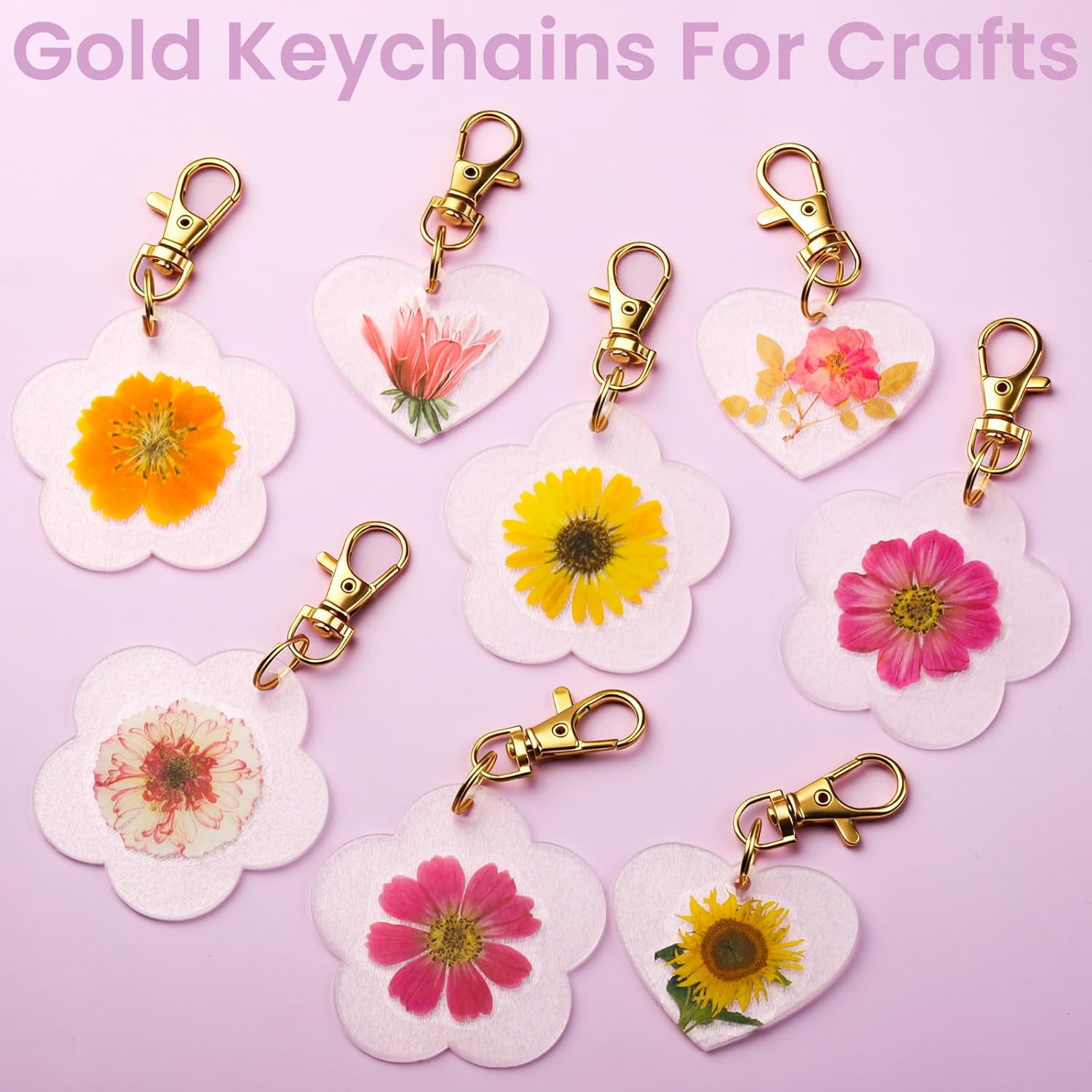 Lobster Claw Clasps and Key Rings, Keychain Making kit, Keychains