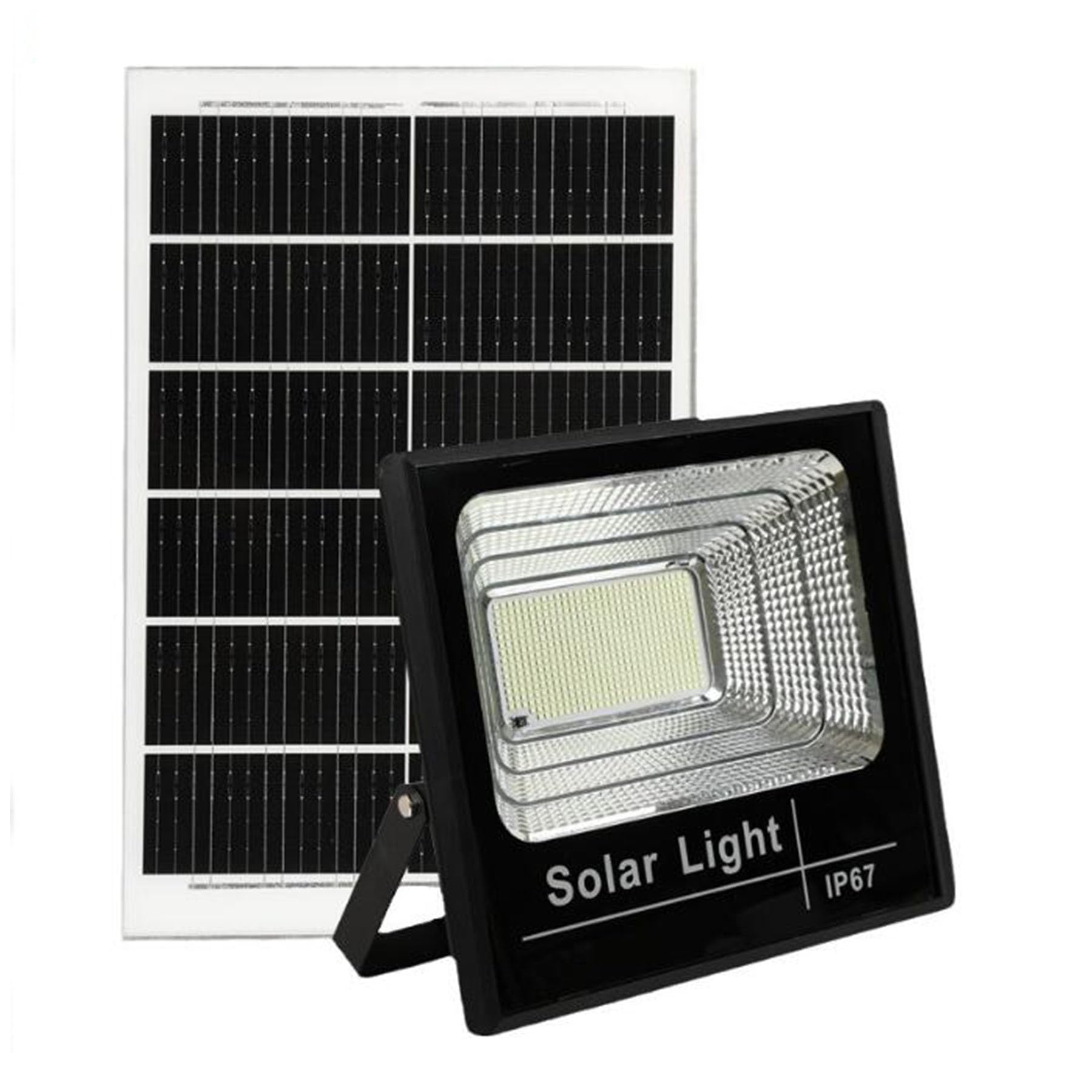 Projecteur solaire d'extérieur 800W étanche IP67 avec éclairage LED pour parking