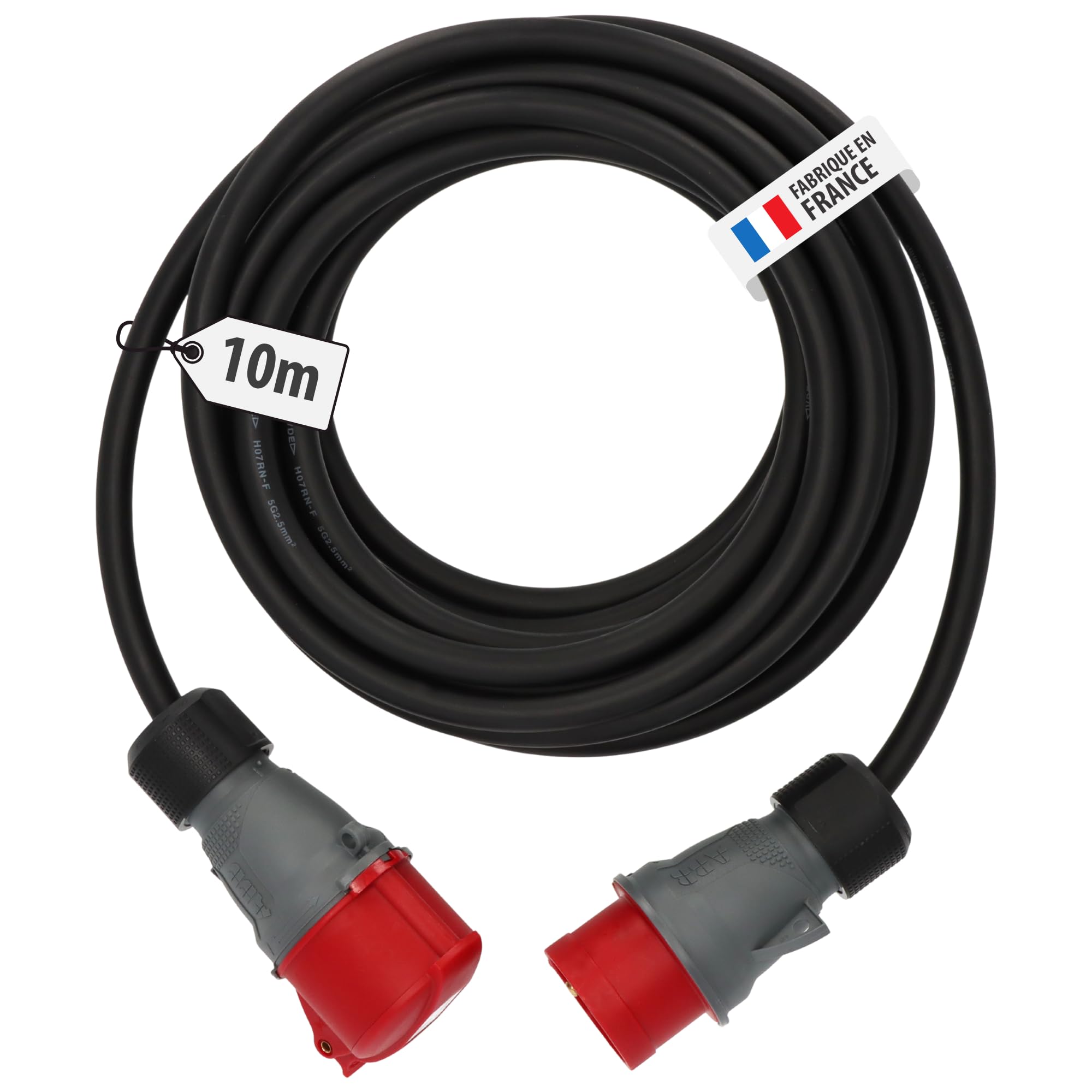 Brennenstuhl Kabel Verlängerungskabel CEE IP44 10 m 16 A/415 V schwarz