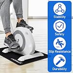 TOBWOLF Ellipse Tapis d'entraînement pour jambes pour femmes, Mat d'exercice non-dérapant pour les elliptiques sous bureau, appliquer sur pied & Exerceur de pédales pour les aînés, stabilité accrue