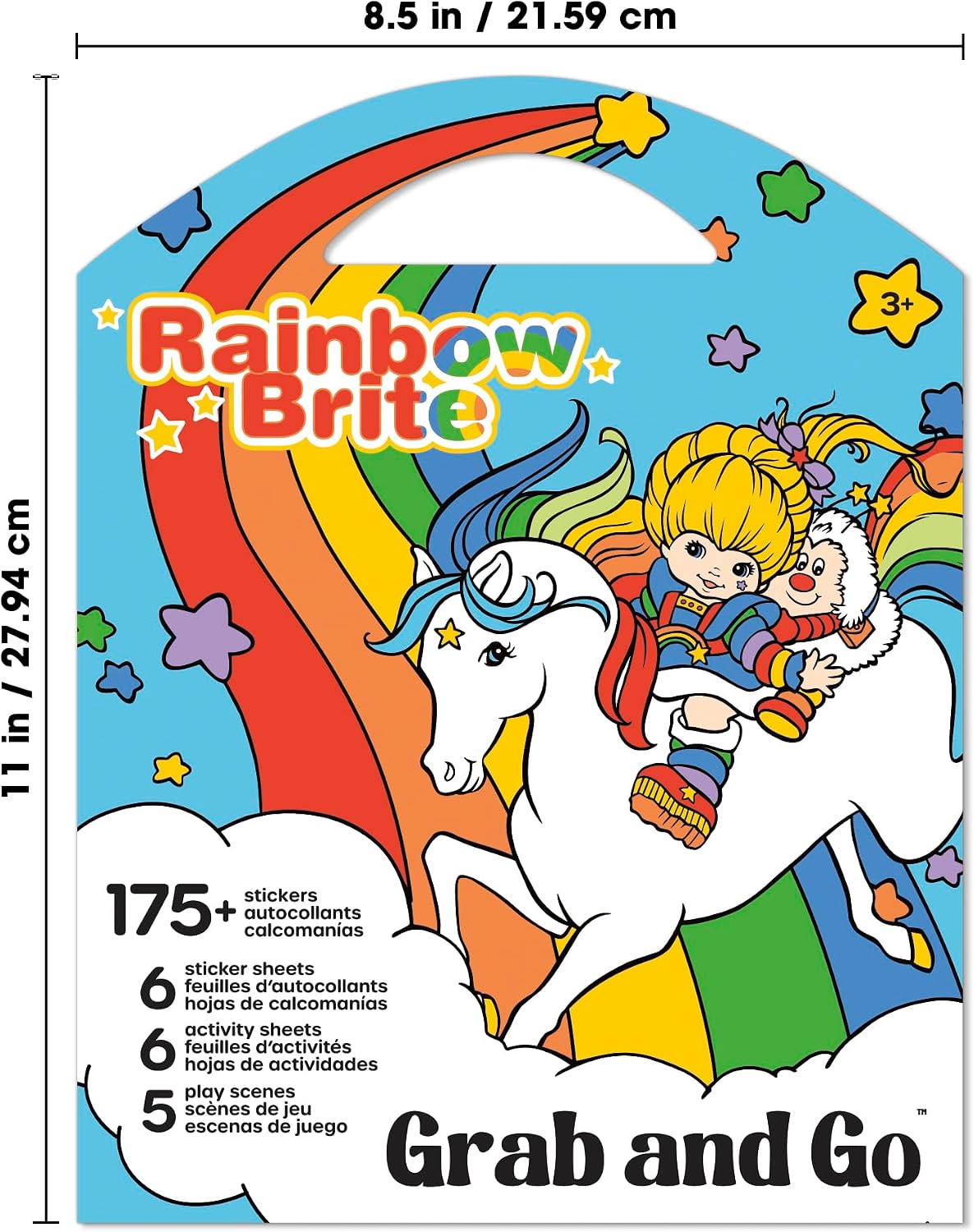 Rainbow Brite Grab and Go Stickers
