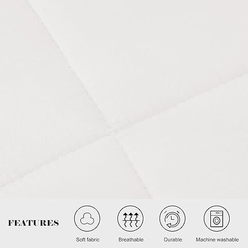 Miniatura 5 de Shatex - Edredón de plumón alternativo para todas las estaciones, acolchado y ligero