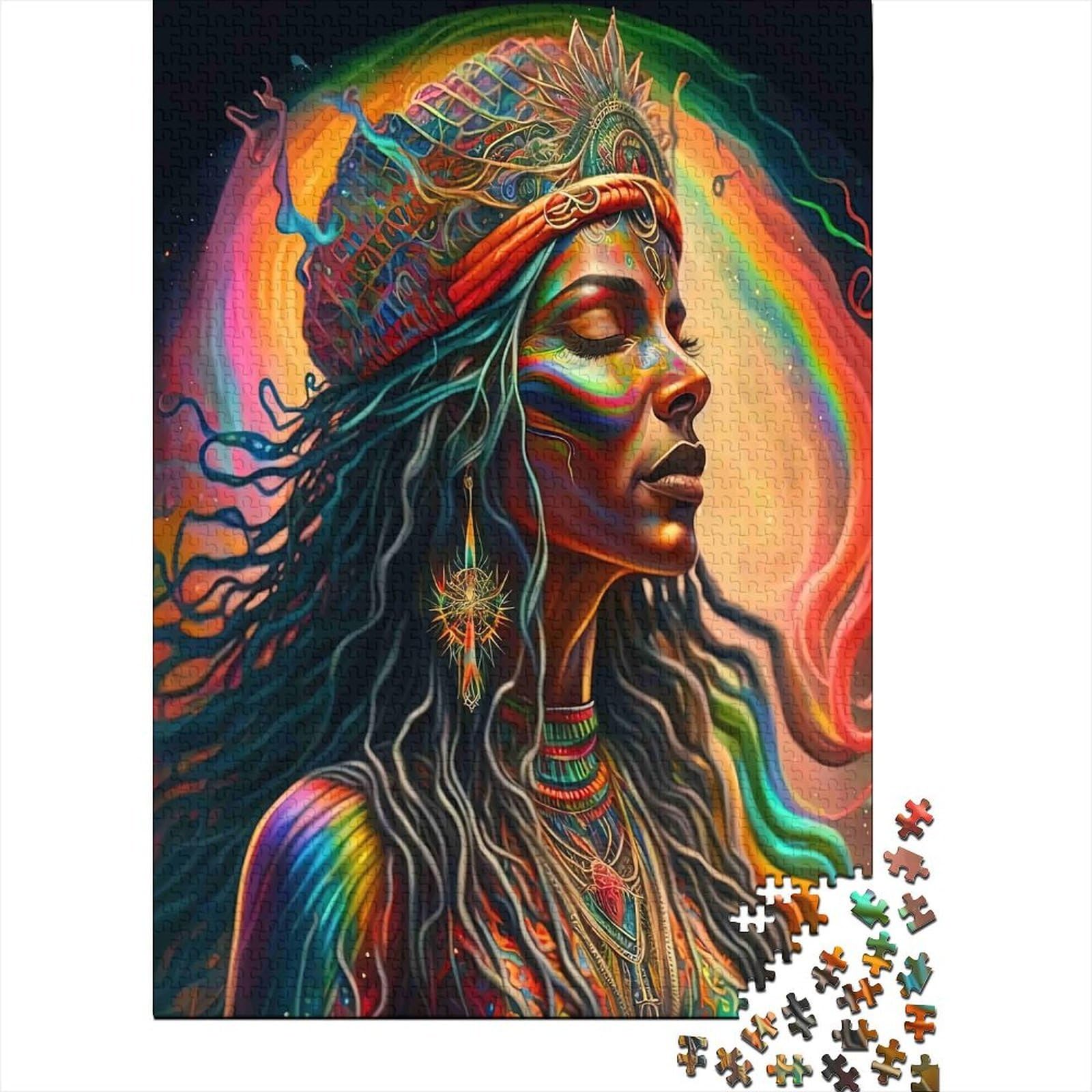 1000pc Jigsaw for Adults Abstract Woman Art Relaxing