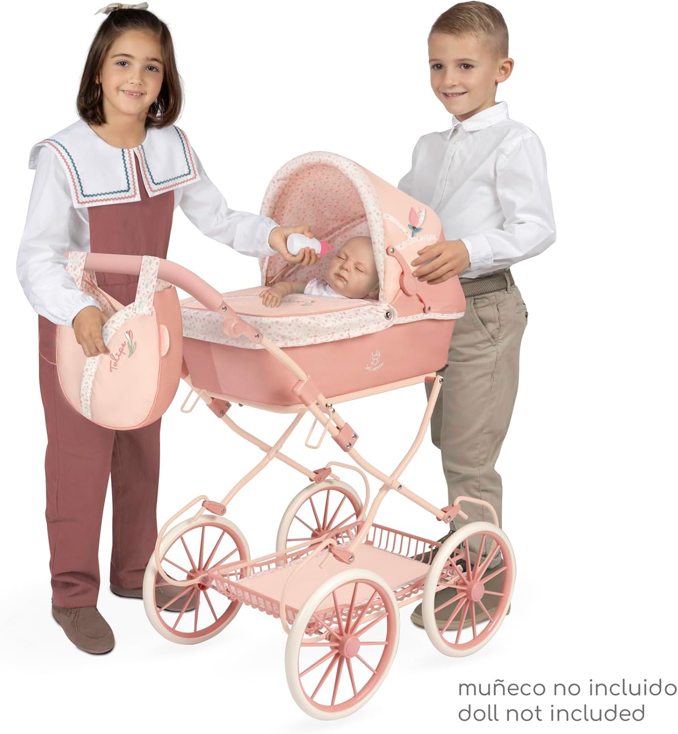 Dolls Trolley Tulipe Folding with Parasol DeCuevas 81074