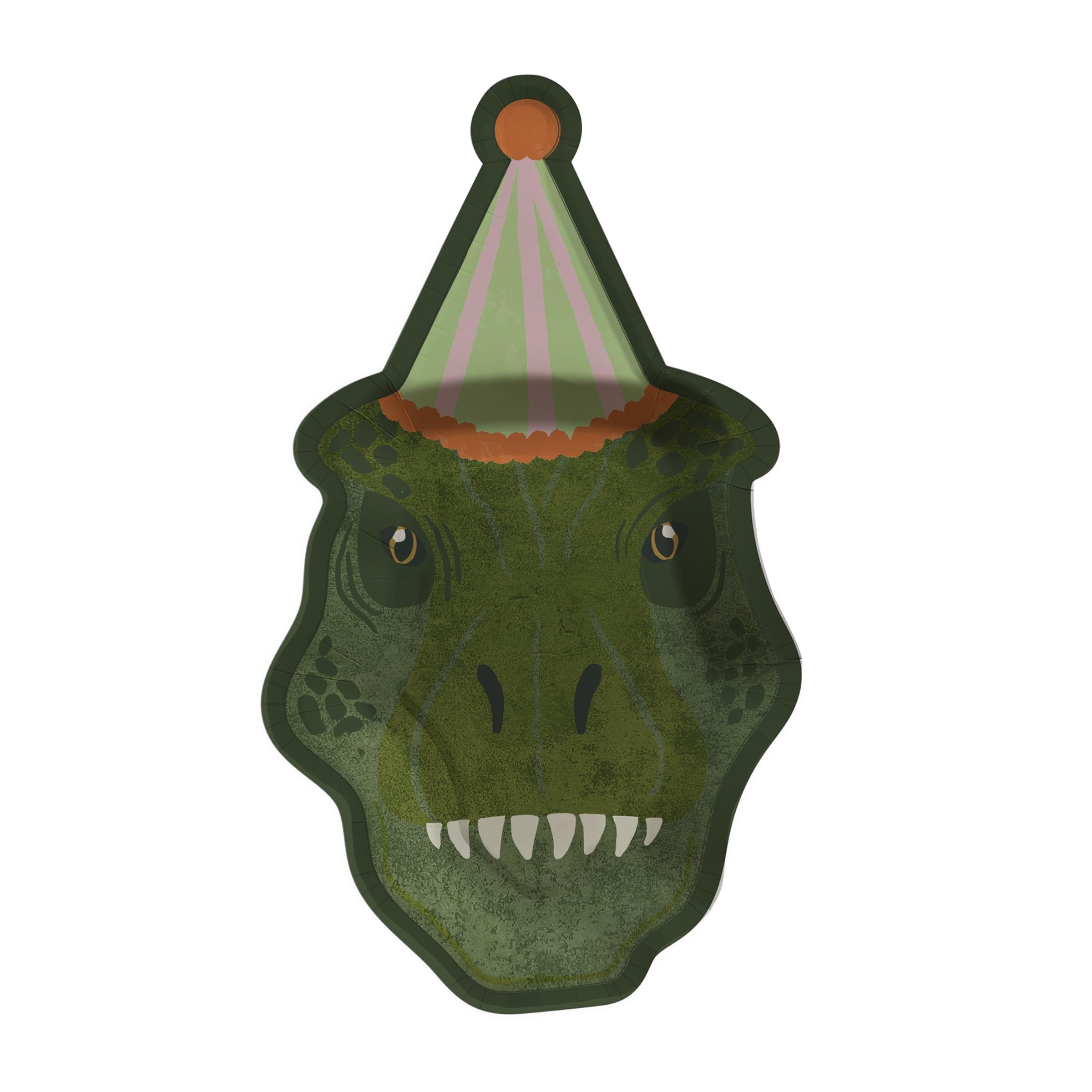 Dinosaur T-Rex Paper Plates, Pack of 8, Kids Party Plates, 30 x 17 cm