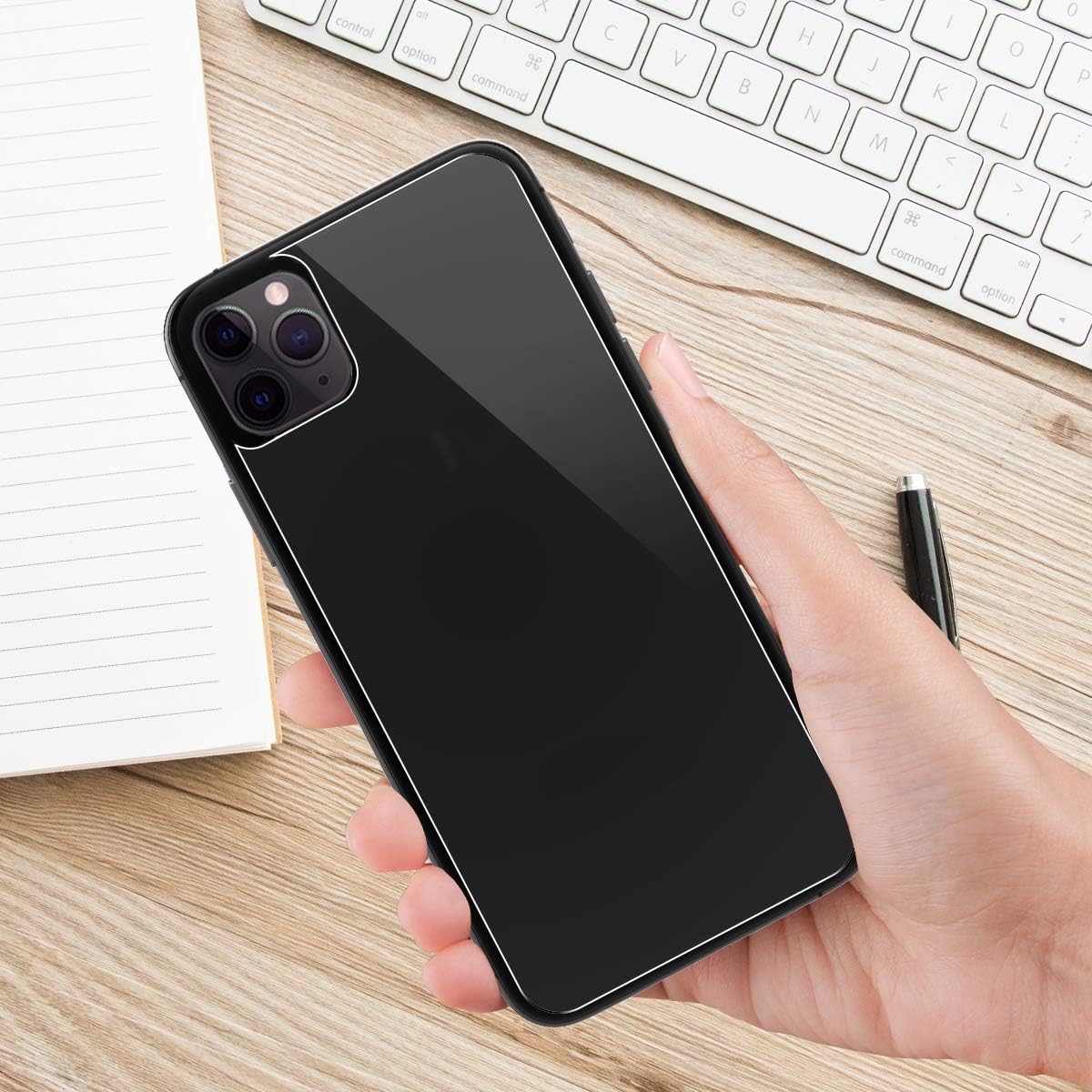 Conleke [2-Pack Back Screen Protector for Apple iPhone 11 Pro Max[Case Friendly] 6.5" Temper Glass Screen Protector Rear Film Compatible with iPhone11 Pro Max(6.5",2019)