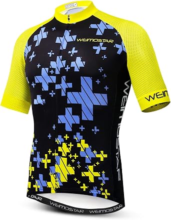 JPOJPO Cycling Jersey Men's Bike Clothing Short Sleeve Bicycle T-Shirt Tops Cycling Jersey for Men S-3XL