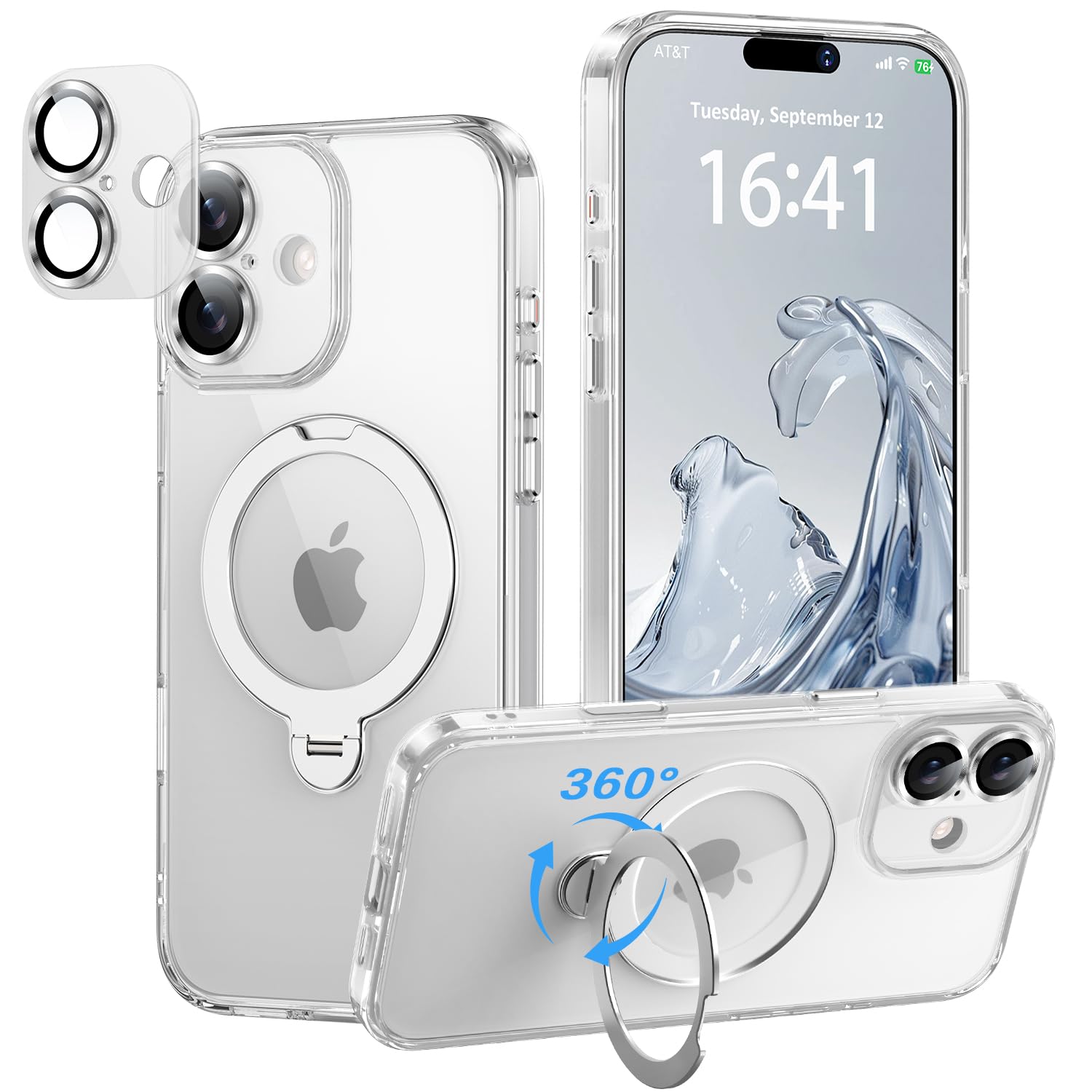 iPhone 17 用 ケース【極限の透明感と保護力】 4in1 カメラ保護一体…