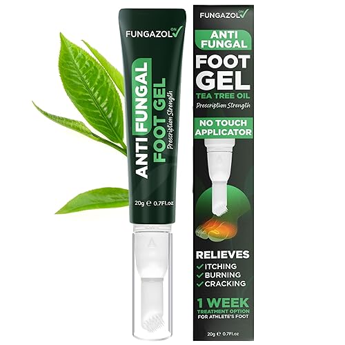 Tea Tree Oil Antifungal Foot Gel | Relieves Jock Itch,