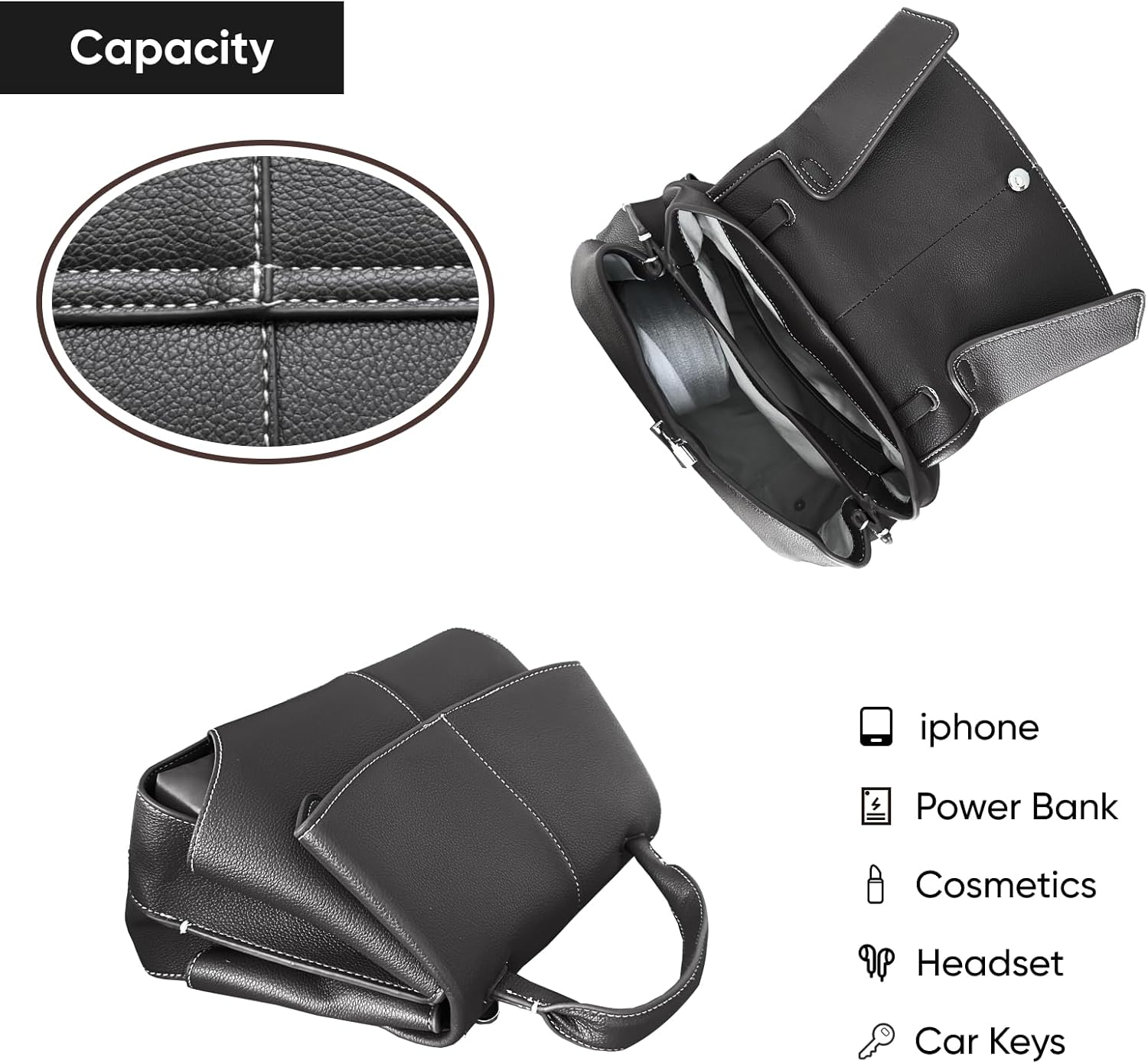 Luxury Handbags for Women Leather Satchel & Top-Handle Designer Bags - Image 4