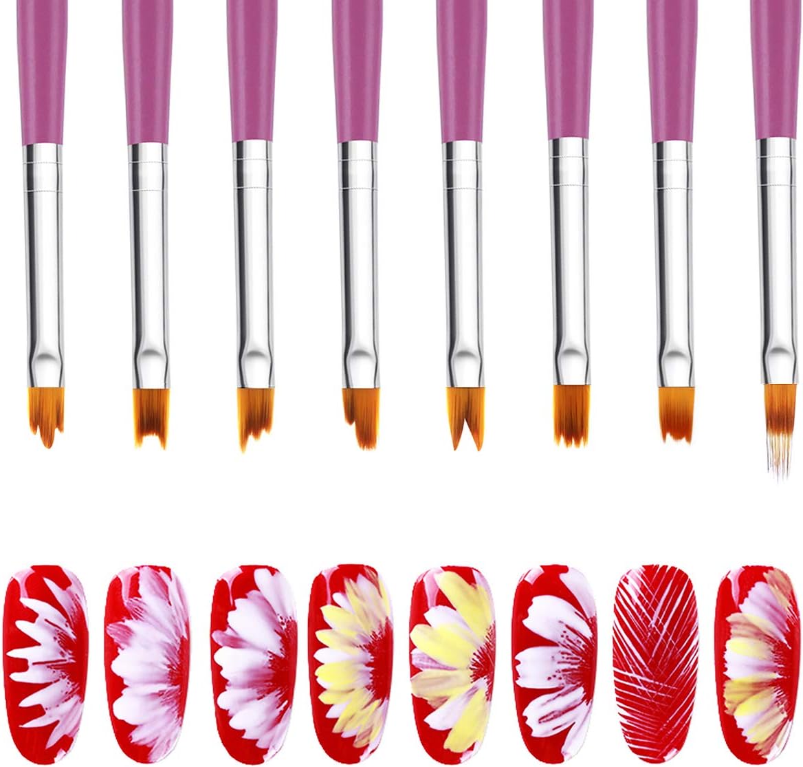 3 Pz/set Nail Art Liner Pennello Gel Polish Pittura Art Design - Foto 8