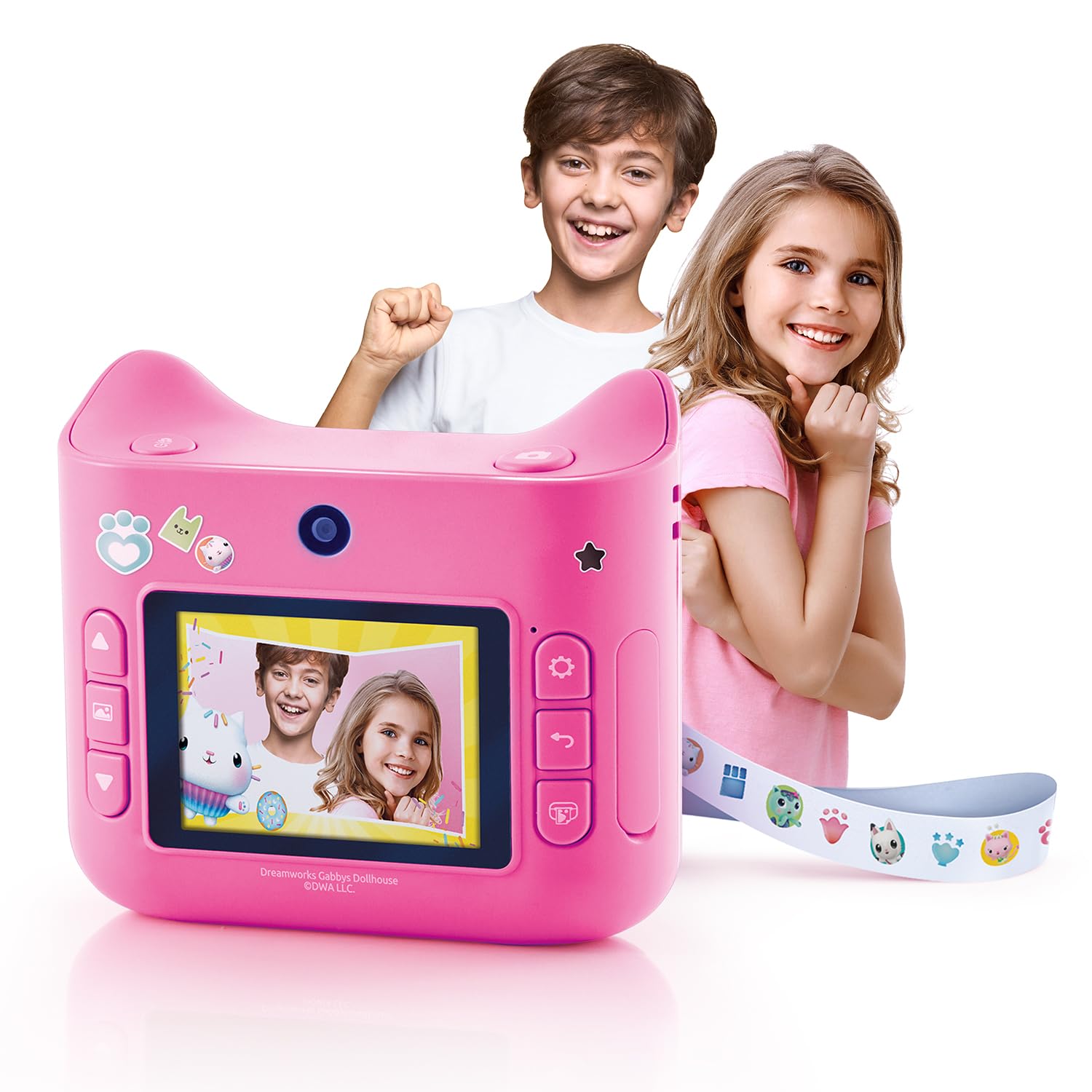 Canal Toys - Appareil Photo Numérique Instantané Enfant 4 Ans + - Design Gabby Et La Maison Magique - Impression Thermique sans Encre avec Filtres Et Cadres Inclus - Idée Cadeau Enfant - GAB 005