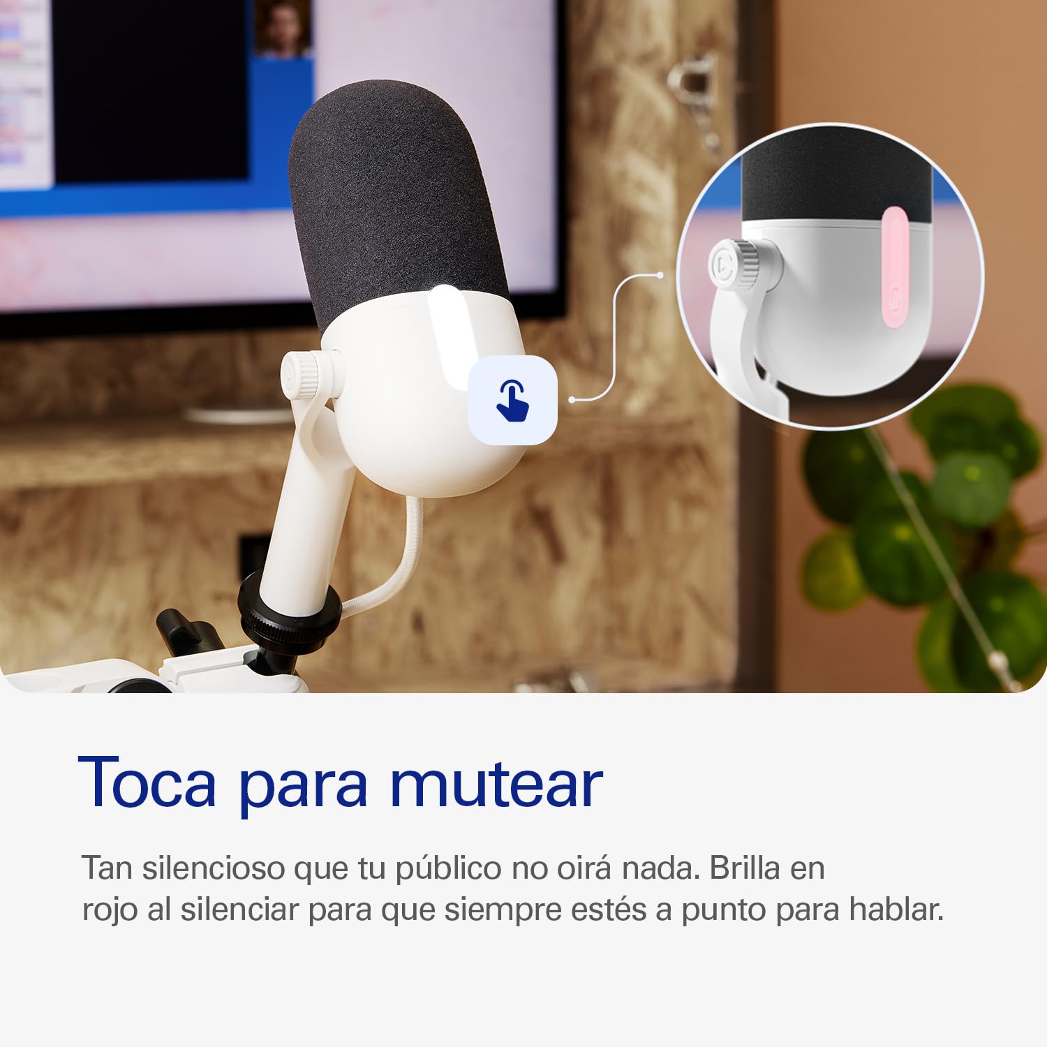 Elgato Wave Neo – Micrófono Condensador USB, Tocar para silenciar, para Jugar, Streaming, reuniones, Grabar Voz, Teams/Zoom/OBS/Twitch/Youtube etc., Plug-n-Play, para portátil, PC, Mac, iPad, iPhone