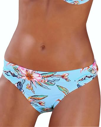 LASCANA Womens Fold Over Classic Bikini Swim Bottom