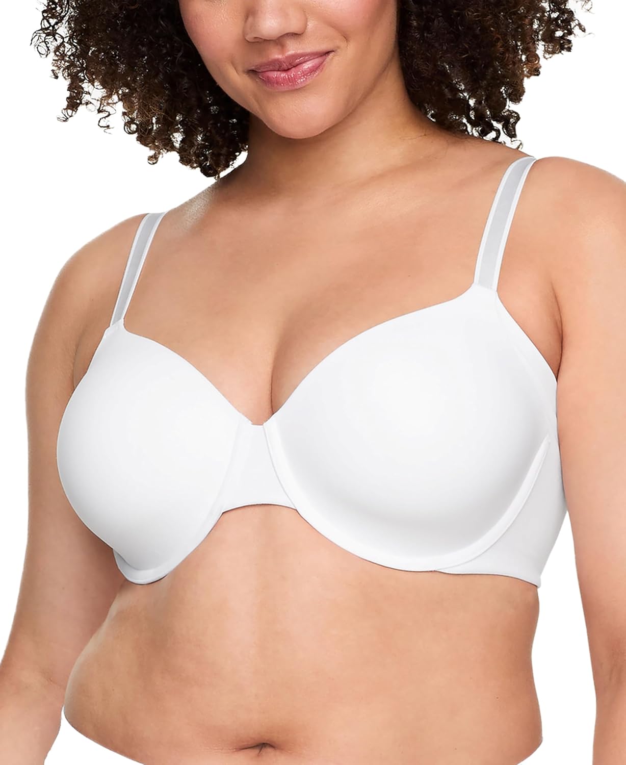 Warner's Womens No Side Effects Seamless Underarm-Smoothing Comfort Underwire Lightly Lined T-Shirt Bra Ra3061a