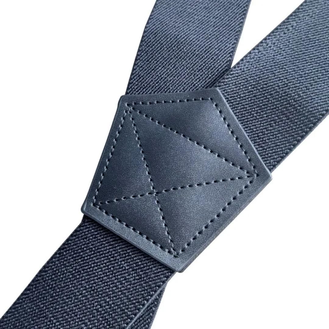 Tirantes Suspender De Hombre para Trabajo X-Back 4 Clips De Plástico Tirantes Elásticos Ajustables para Pantalones
