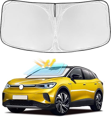 Miniatura 73 de Parasol de 4 capas para parabrisas, ajuste personalizado, tela 240T, parasol retráctil que bloquea los rayos ultravioletas, accesorios para automóvil