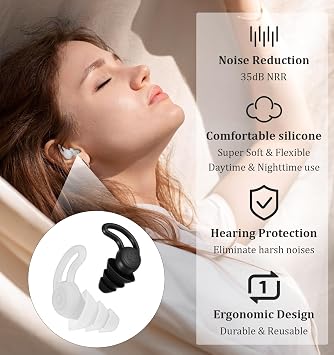 4pcs Kids Earplugs, Kids Noise Cancelling Earplugs, Loop Kids Earplugs, Sleep Concerts, Swimming, Kids, Adults 2 Colors