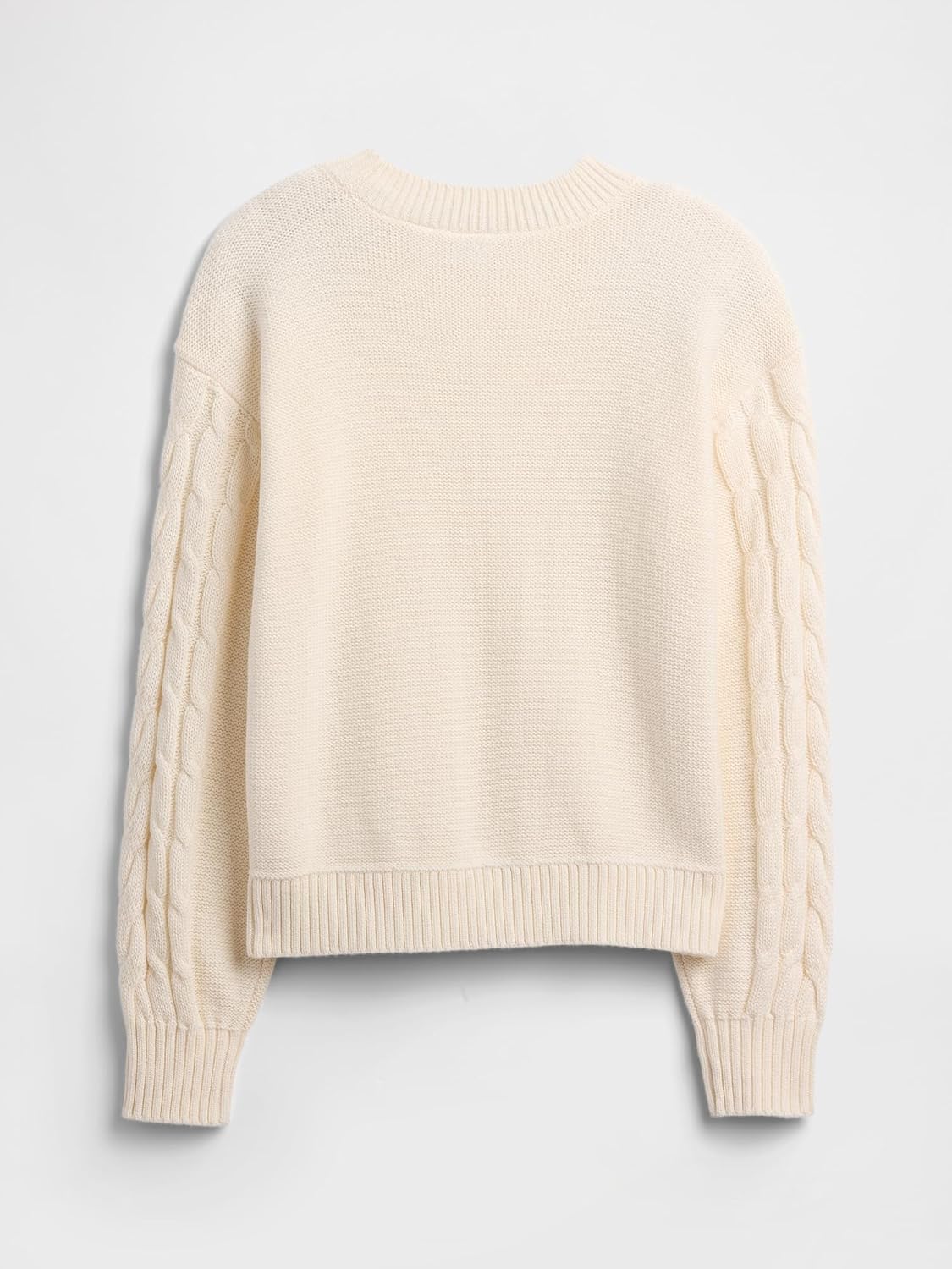 Gap Girls' Cable Crewneck Sweater