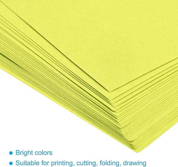 sourcing map 50 Sheets Colored Copy Paper 8 1/2 Inch Printer Paper