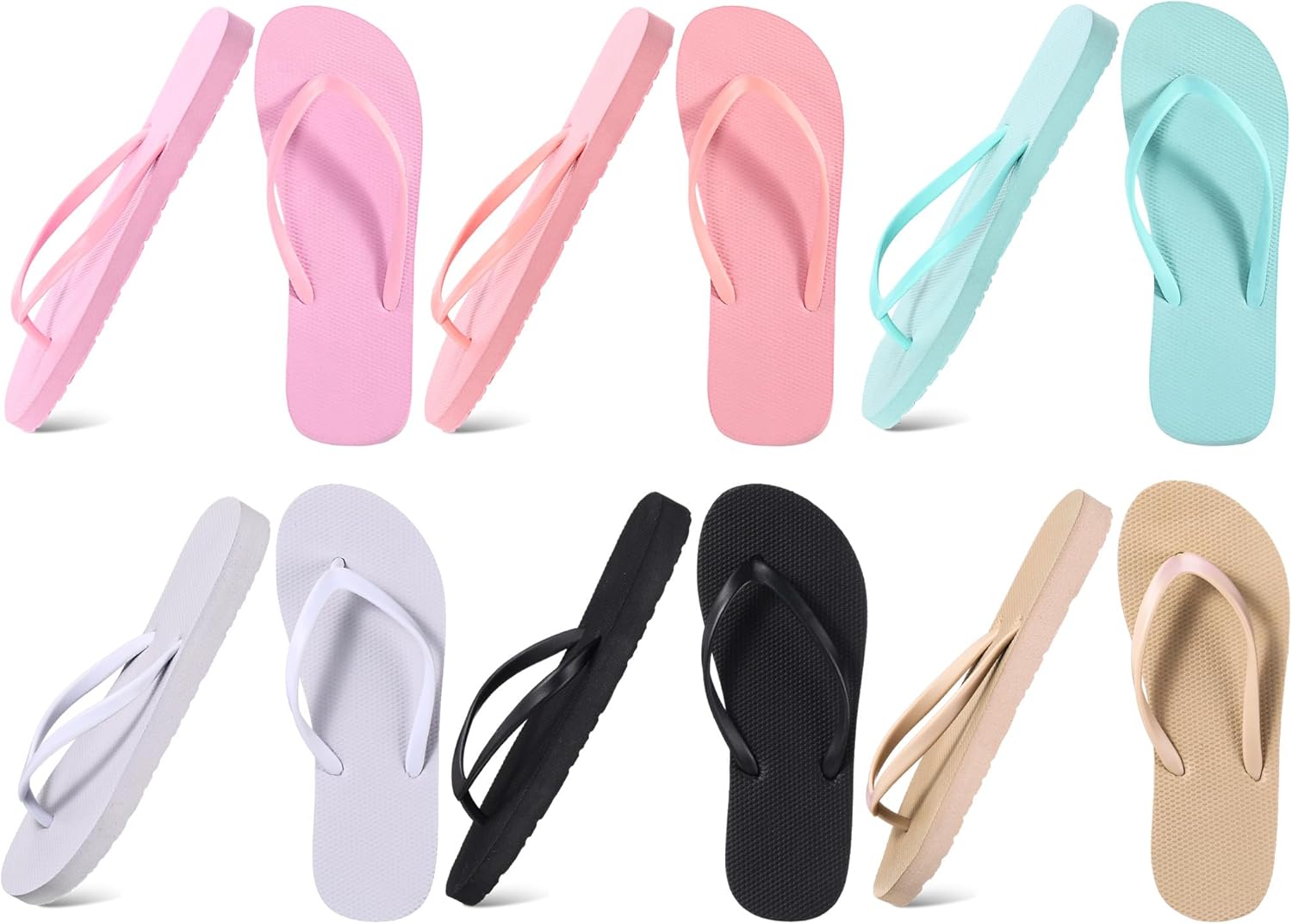 Xuhal Women Flip Flops - Casual Rubber Sandals