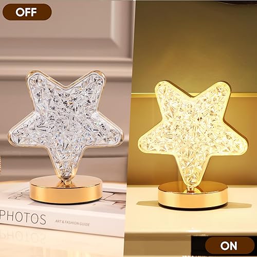 Miniatura 4 de Lámpara de mesa, luz nocturna con colores cambiantes, luz nocturna regulable para mesita de noche, lámpara de mesa recargable inalámbrica con carga