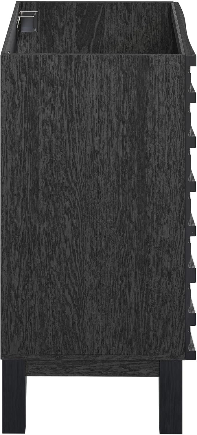 Swiss Madison Cascade 18" Bathroom Vanity in Black - Cabinet