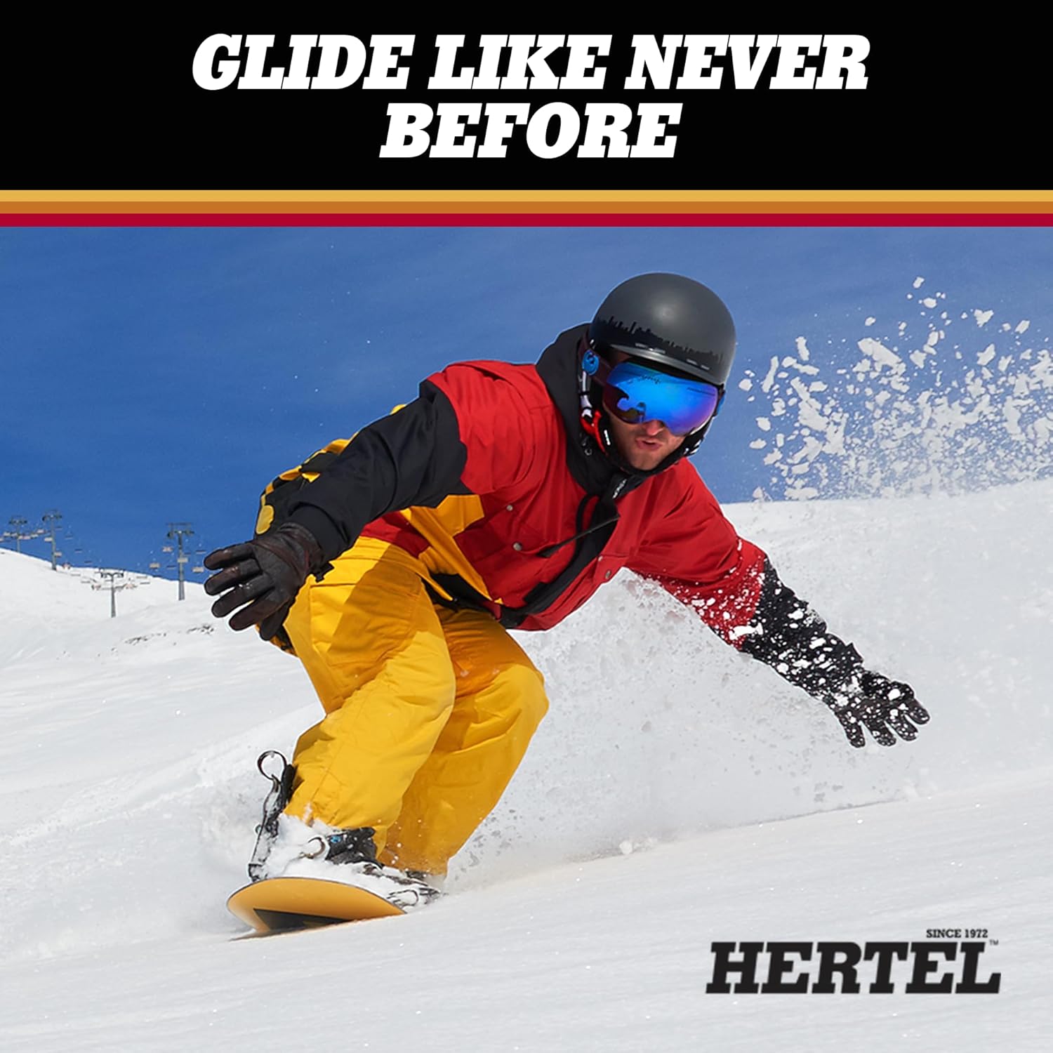 Hertel Racing FC739 All Temperature Ski and Snowboard Wax - Easy to Apply, Rub On or Iron On Hot Wax for Snowboards and Skis - Made in USA, All Weather Conditions (340 g)