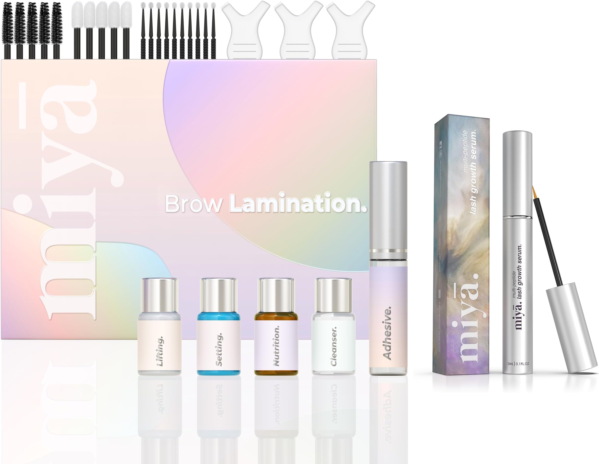 Miya Lash Signature Bundle Brow Lamination Kit & Eyelash