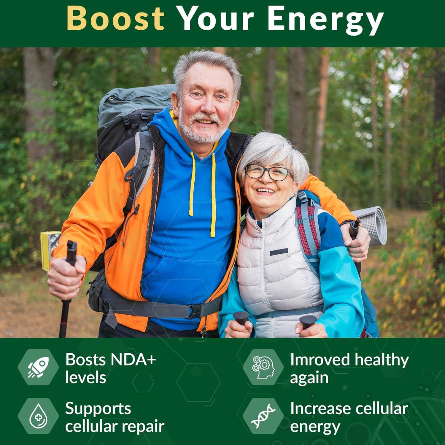 Liposomal Nicotinamide Riboside 900mg Resveratrol & Quercetin – NAD Supplement Plus for Anti Aging, Cellular Energy & Improve Health- 80 Capsules - Image 6