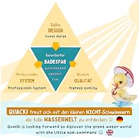 Edwekin Úszógyűrű Napvédő Baldachínnal Csecsemőknek - Kacsás Úszótrainer Napárnyékolóval 2