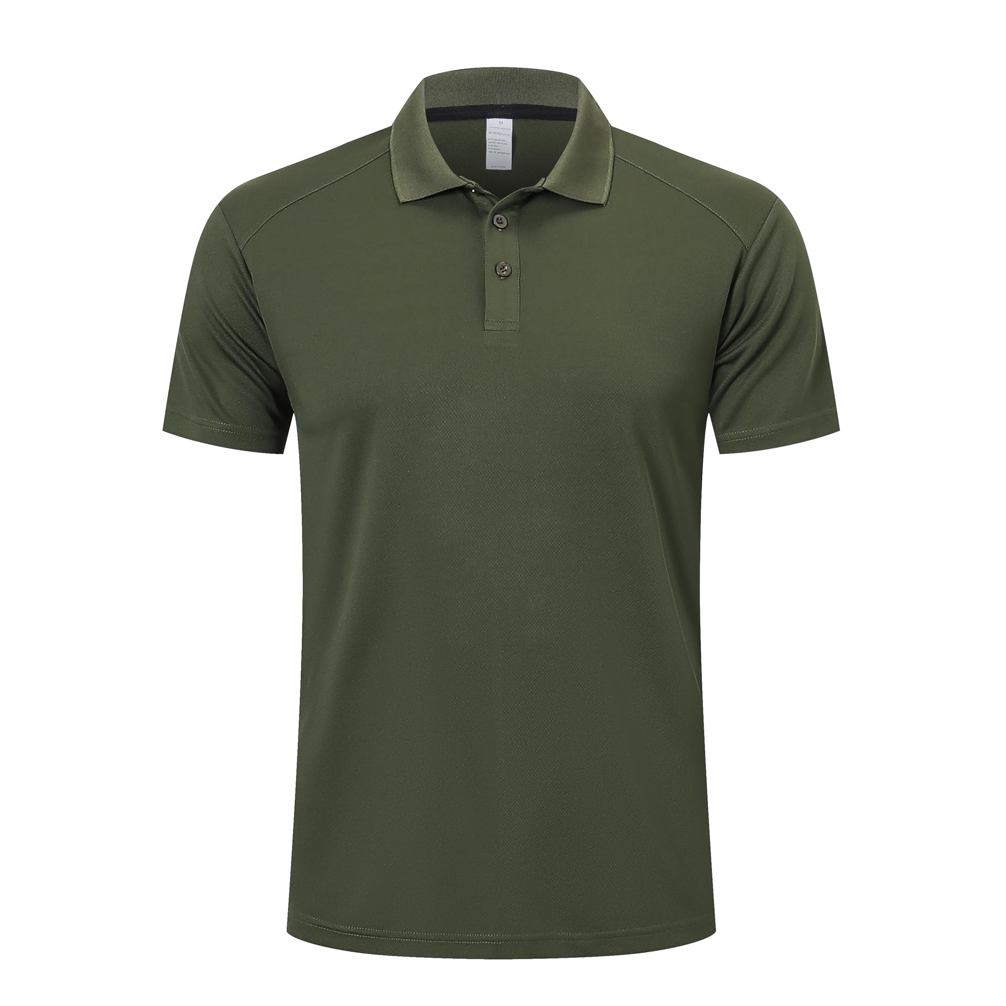 ZENGVEE Polo Uomo Manica Corta Sportiva Golf Tennis T-Shirt Asciugatura Rapida Traspirante