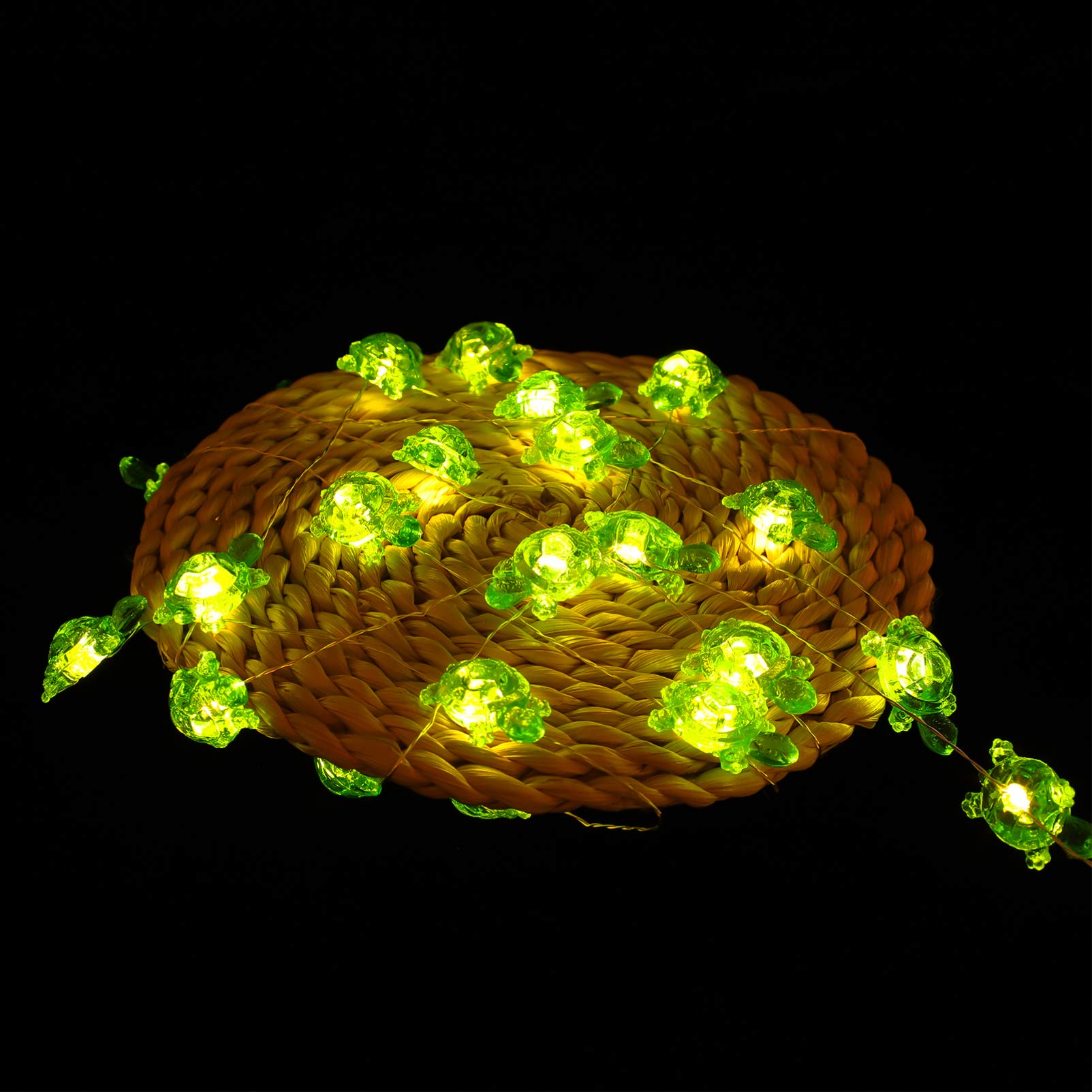 Uonlytech 40LEDs Tortoise String Light USB Christmas Decorative Fairy Light Nordic Style Party Light for Holiday Birthday Festival Christmas Thanksgiving