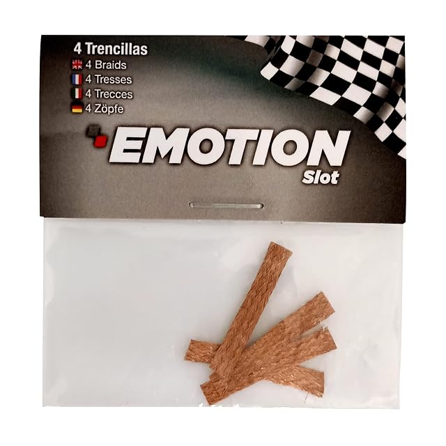4 Trencillas EMOTION SLOT - Recambio Compatible para Coches de Slot