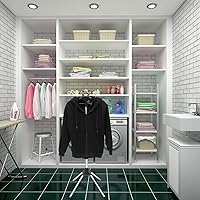 Vista 3 de Cabilock Soporte de vapor para ropa, soporte ajustable para ropa, estante de vapor plegable para ropa, colgador de mano con diseño ergonómico