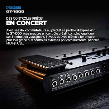 ギター BOSS Guitar Effects Processor GT-1000 BOSS - GT-1000CORE | Processeur d'effets pour guitare