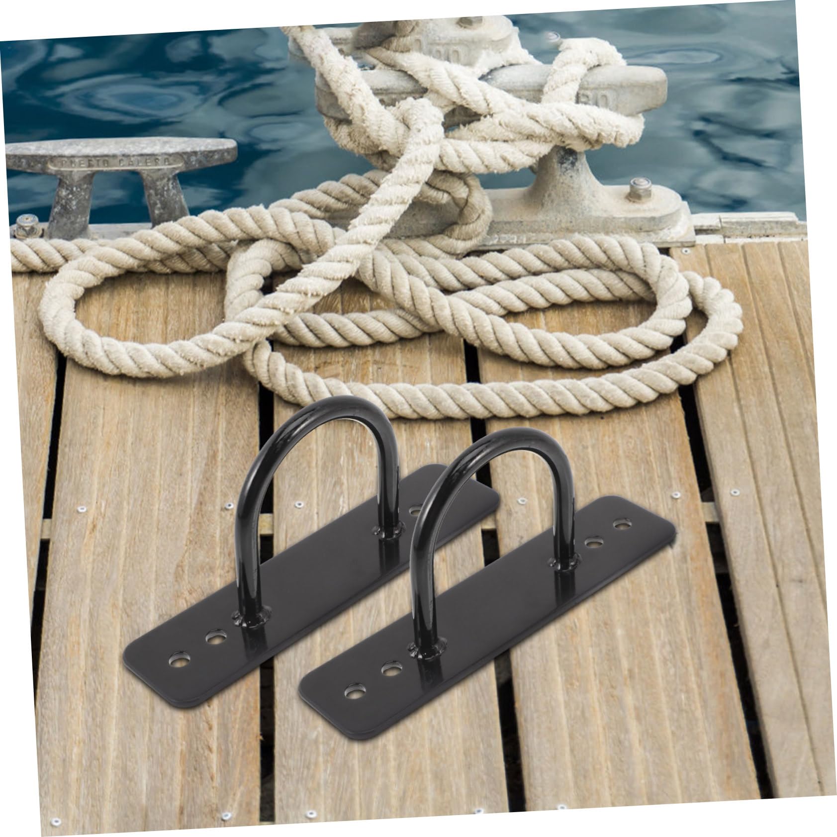 Battle Rope Wandanker Aus Edelstahl 2 Stück Seilhalter Für Trainingsseile Robuste Wandbefestigung Für Fitnessgeräte Vielseitig Für Yoga Krafttraining Und Heimtraining