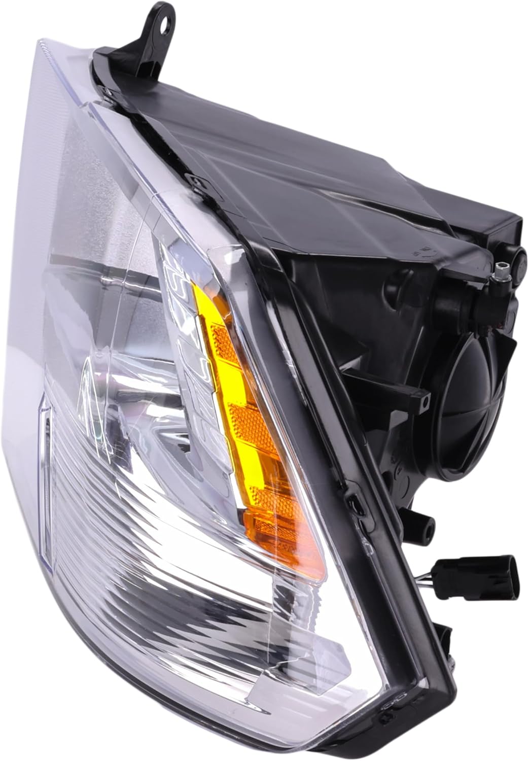 Evan Fischer Driver Side Headlight for Ram 1500 2013-2018 Also Fits 2500 Halogen With bulb(s) CAPA For Models with Quad Lights, Without Daytime Running Lights Replaces# 68096439AJ