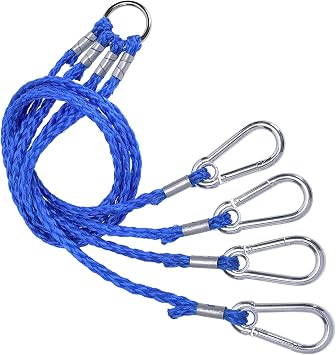 4 Arm Crab Trap Harness with Heavy Duty Metal Hooks for Sailing Fishing Crabbing Blue Crabs