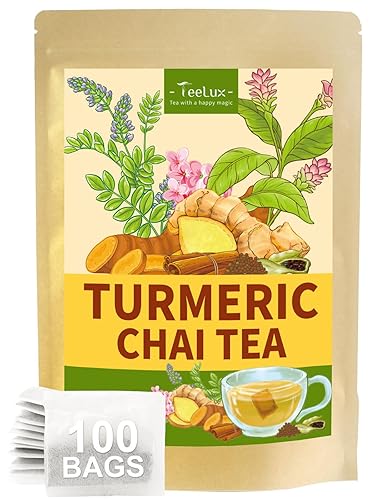 Miniatura 25 de TeeLux Bolsas de té de raíz de diente de león tostado, té de hierbas de raíz de diente de león natural premium, sin cafeína, 50 bolsas de té