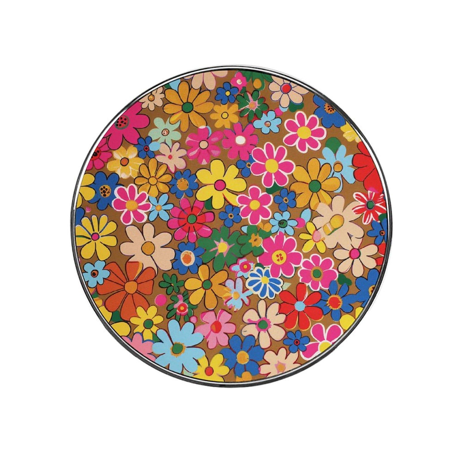 Magnet floral pour réfrigérateur et surfaces aimantées décoratives