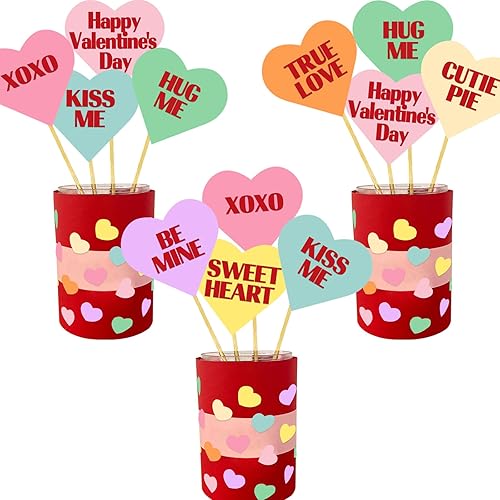 Centro de mesa para el día de San Valentín, diseño de corazón, rosa, rojo, dulce, decoración de San Valentín, centro de mesa, selecciones