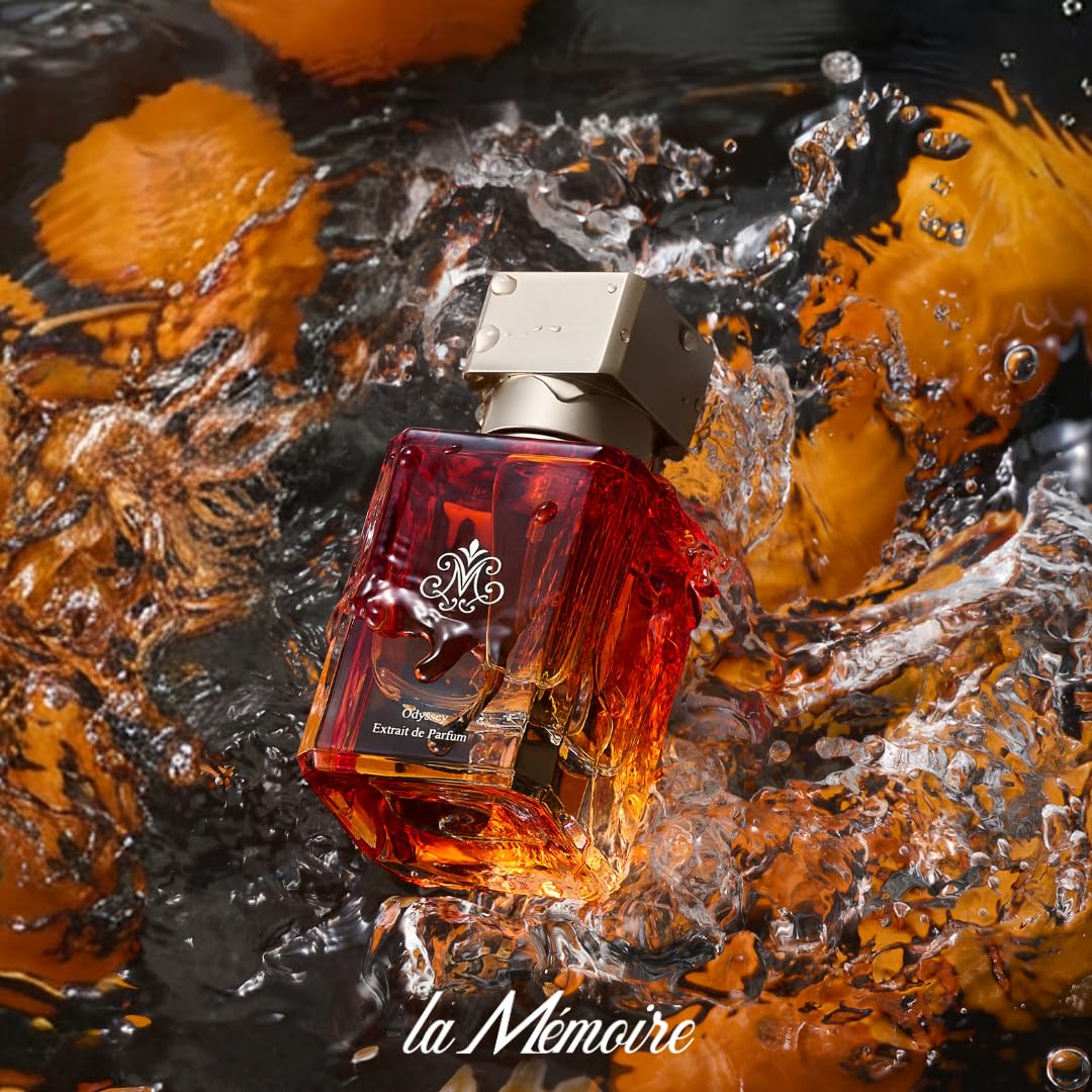 Odyssey Extrait de Parfum Herren - Langanhaltend, Intensiv, Hochwertige Box in Lederoptik - Qualitative Duftöle - Parfum Geschenk für Männer - Parfüm Herren Made in Germany - 50ML
