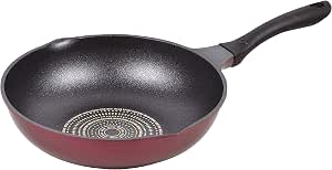 Pearl Metal Round Pan, 21cm, Iron, Made in Japan, Tsubame-Sanjo, Easy Cooking, H