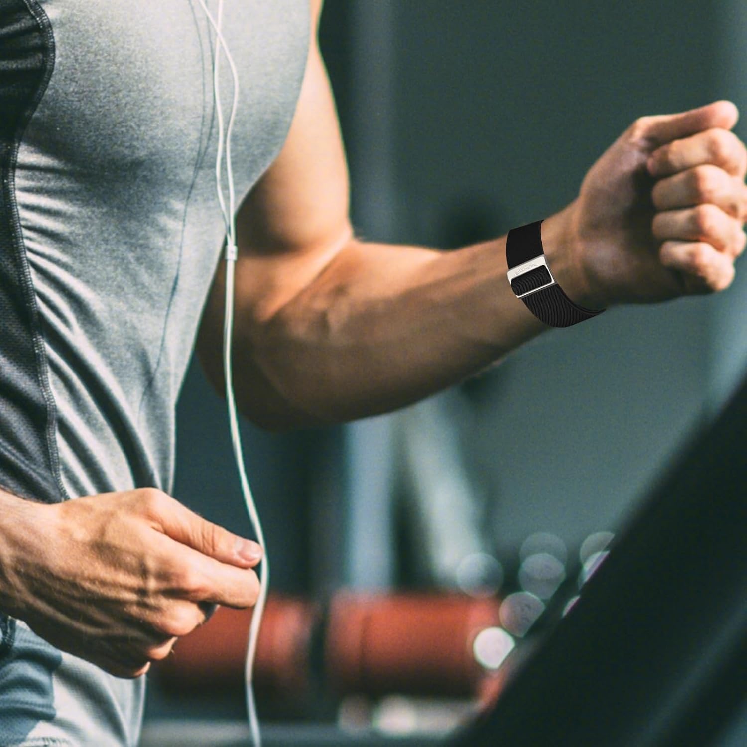 26mm Nylon Stretchy Band for Garmin Fenix 6x/5x/7x Band, Soft Adjustable Smartwatch Bands for Garmin Fenix 5X Plus, Fenix 6X Pro,Fenix 3,Fenix 3 HR, Descent MK1/Mk2/ Mk2S,Enduro/Enduro 2 - Image 6