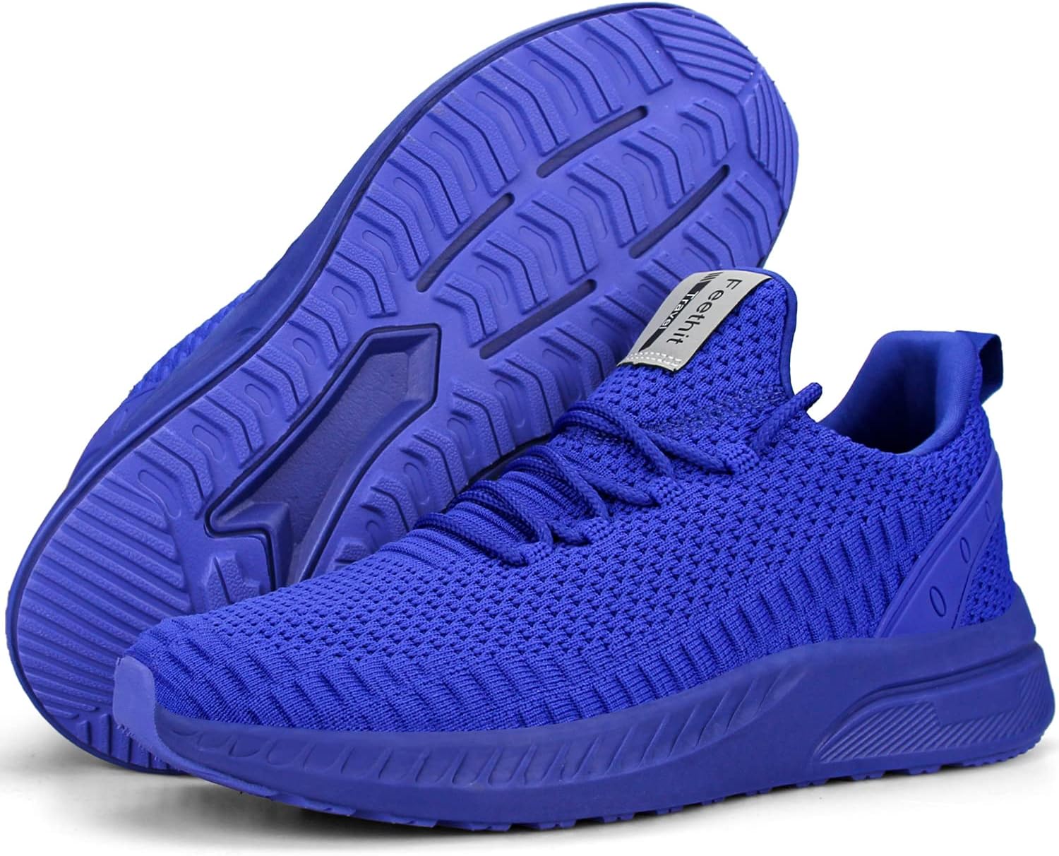 Feethit Mens Slip On Walking Shoes Blade Tennis Shoes Non Slip Running Shoes Lightweight Workout Shoes Breathable Mesh Fashion Sneakers - Image 6