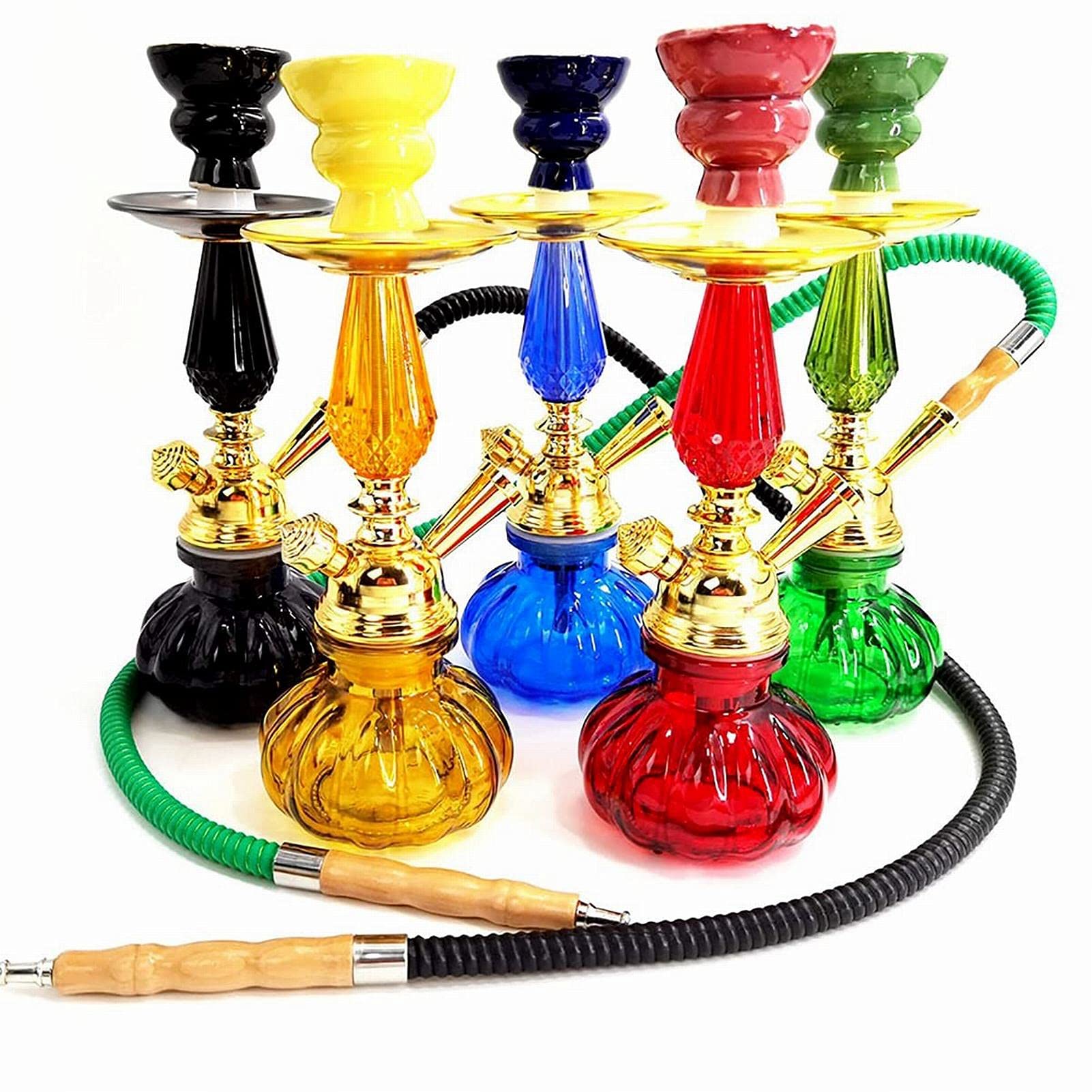 Mini Set Di Tazze Portatili Per Narghilè Acrilico + Materiale In Alluminio, Facile Da Smontare E Pulire Per Feste Per La Casa, Le Auto E Le Feste A