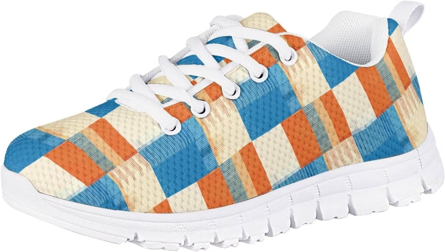 Funnydude Cute Print Boys Tennis Shoes Little/Big Kids Lightweight Sneakers Lace up Running Shoes
